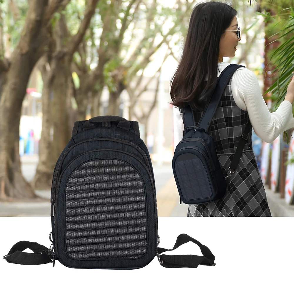 HAWEEL Солнечный рюкзак с солнечной панелью для зарядки Отдых на природе прогулок