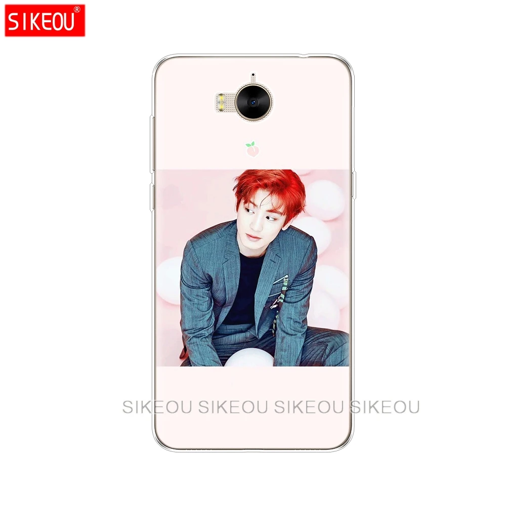 Силиконовый чехол для телефона huawei Y3 Y6 Y5 2 II 2017 nova 2s LITE plus Kpop exo LUHAN Park Chanyeol|Бамперы| |