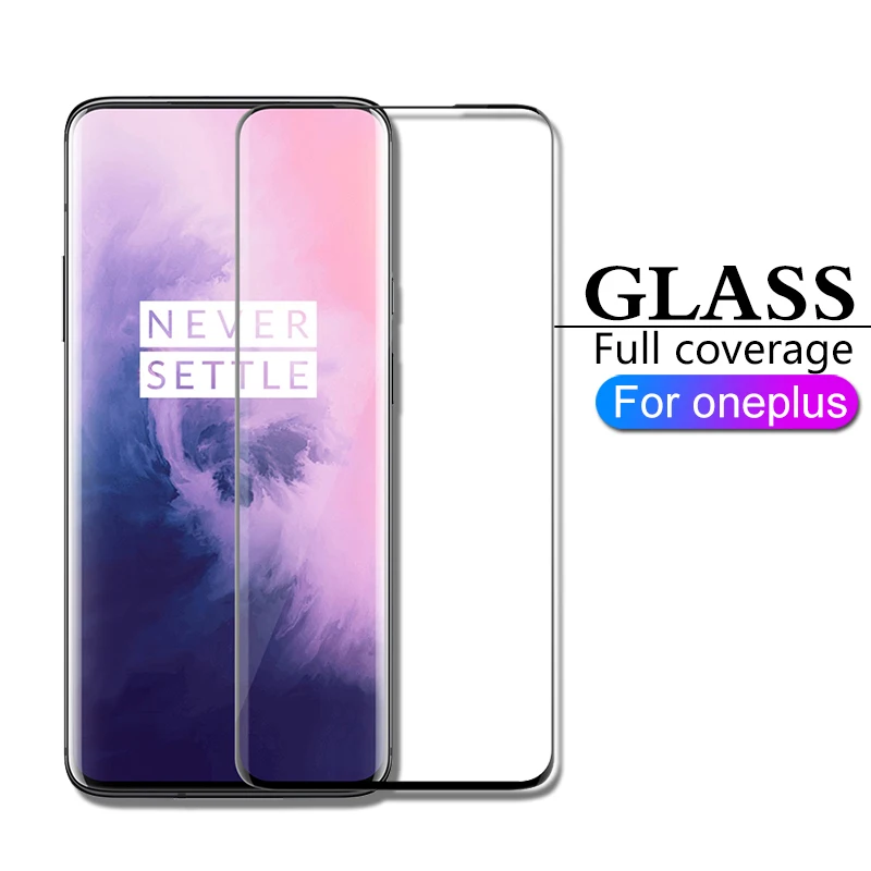 Защитное стекло HICUTE с полным покрытием для oneplus 7 pro 6 6T 5 5T на Защита экрана