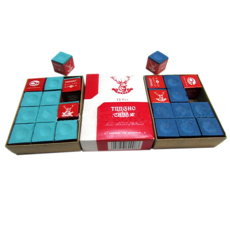 12 шт Снукер Бильярдный Мел Высокое качество бассейн кий жирный сухой Бильярд No slip