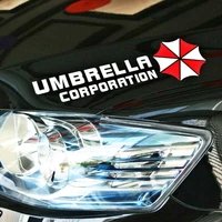 etie 2 x umbrella corporation reflective car sticker decal funny accessories for toyota ford chevrolet volkswagen golf honda