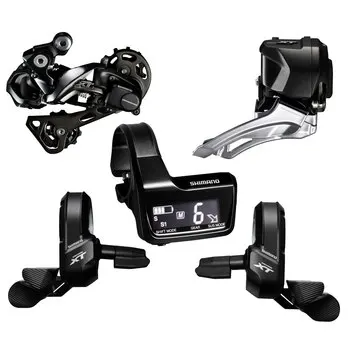Shimano велосипедный переключатель XT M8050 Di2 11 скоростей MTB комплект