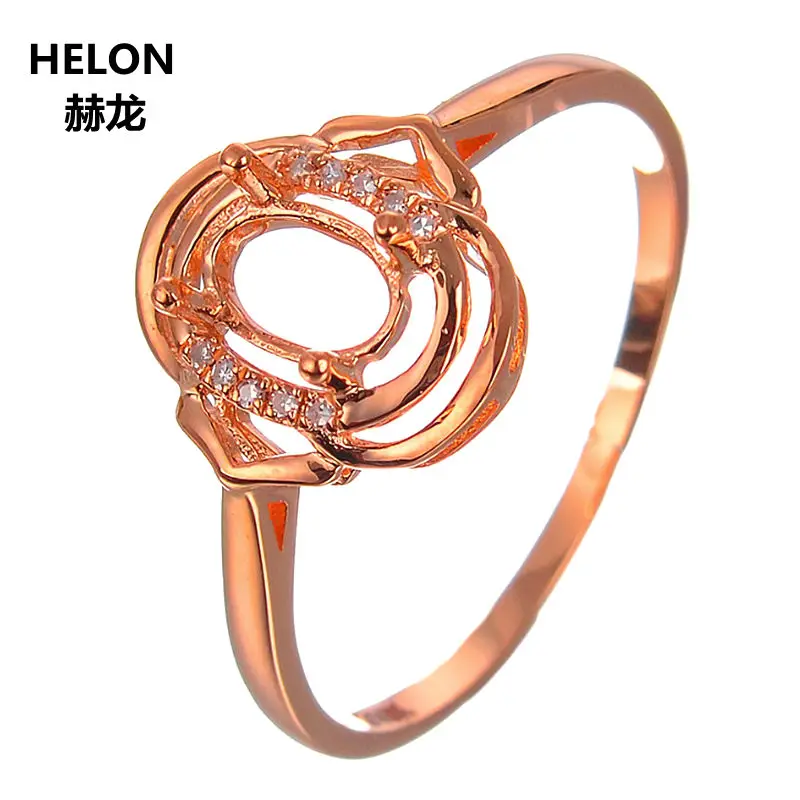 Обручальное кольцо белое золото 14 к с натуральными бриллиантами 4x6 мм овальная