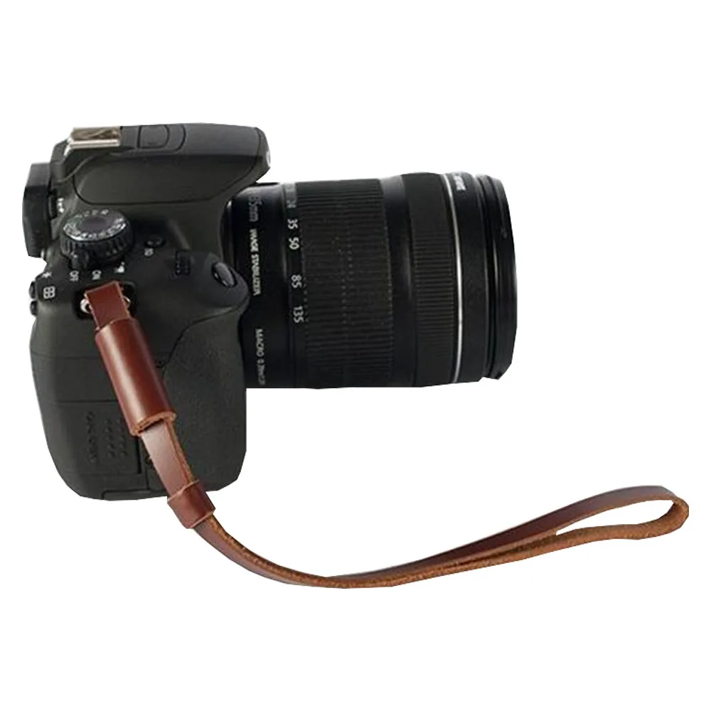 CAENBOO универсальный ремешок из натуральной кожи для камеры Canon Nikon Sony Fuji Leica