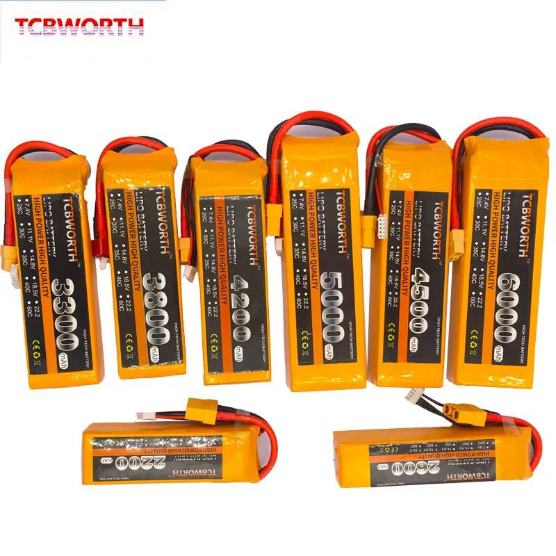 Новые нано 4S провод с силикатной гелевой Батарея 14 8 V 1300 1500 1800 2200 2800 3300 мА/ч 25C 35C 60C