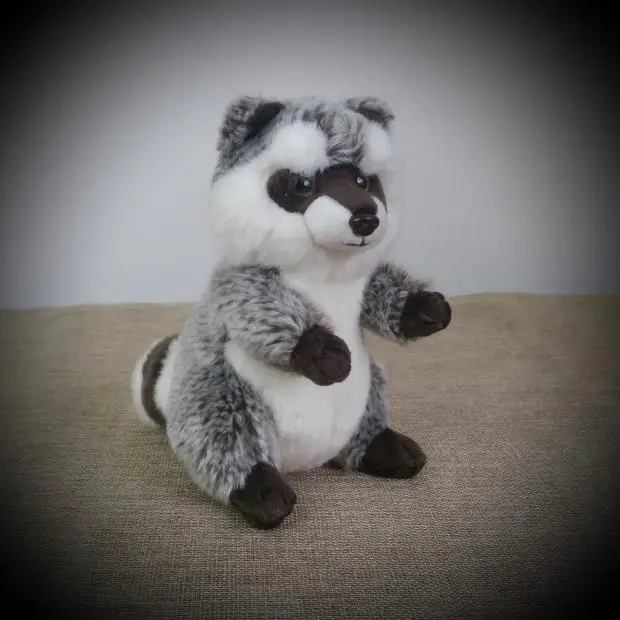 Original Cute Raccoon Coon Simulative Wild Animal Soft Stuffed Plush Toy Doll Birthday Gift Children Baby | Игрушки и хобби