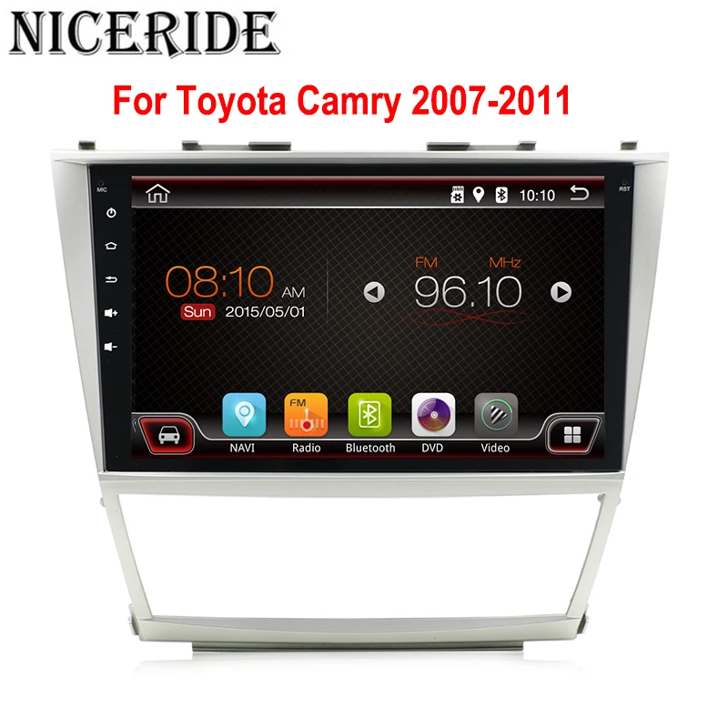 10 1 дюймов Android 7 2 din Авто Радио для Toyota Camry 2006 2011 GPS навигация Мультимедиа Видео