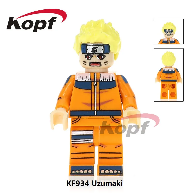 Uzumaki строительные блоки Одиночная Наруто фильм Jiraiya Uzumaki Kushina Namikaze Супер Герои дети подарок игрушки KF934 - Цвет: KF934 Without Box