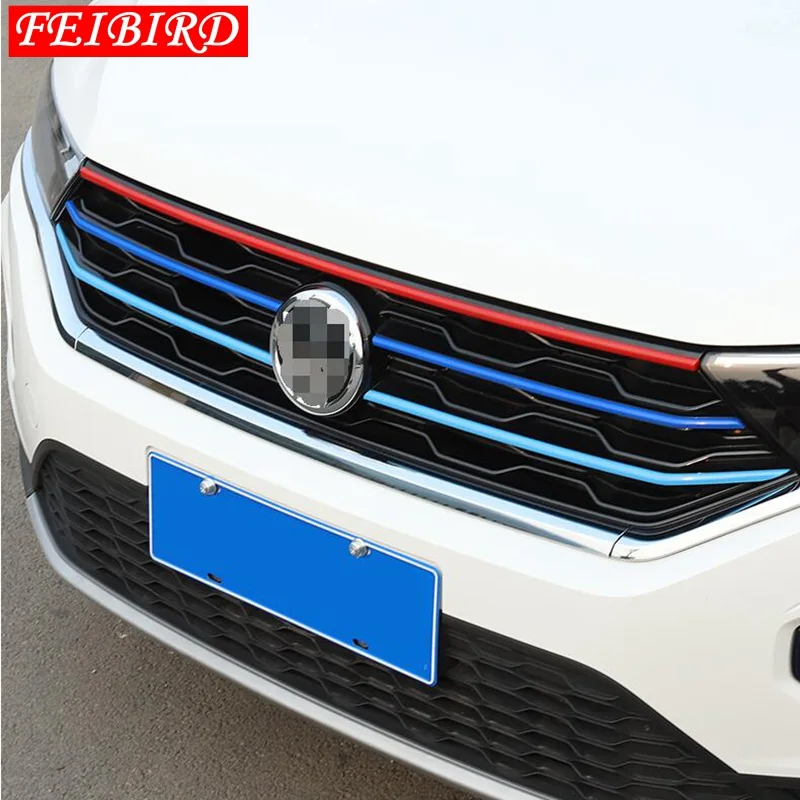 Автомобильный аксессуар для Volkswagen T-Roc T Roc 2018 2019 2020 передняя решетка Центральная