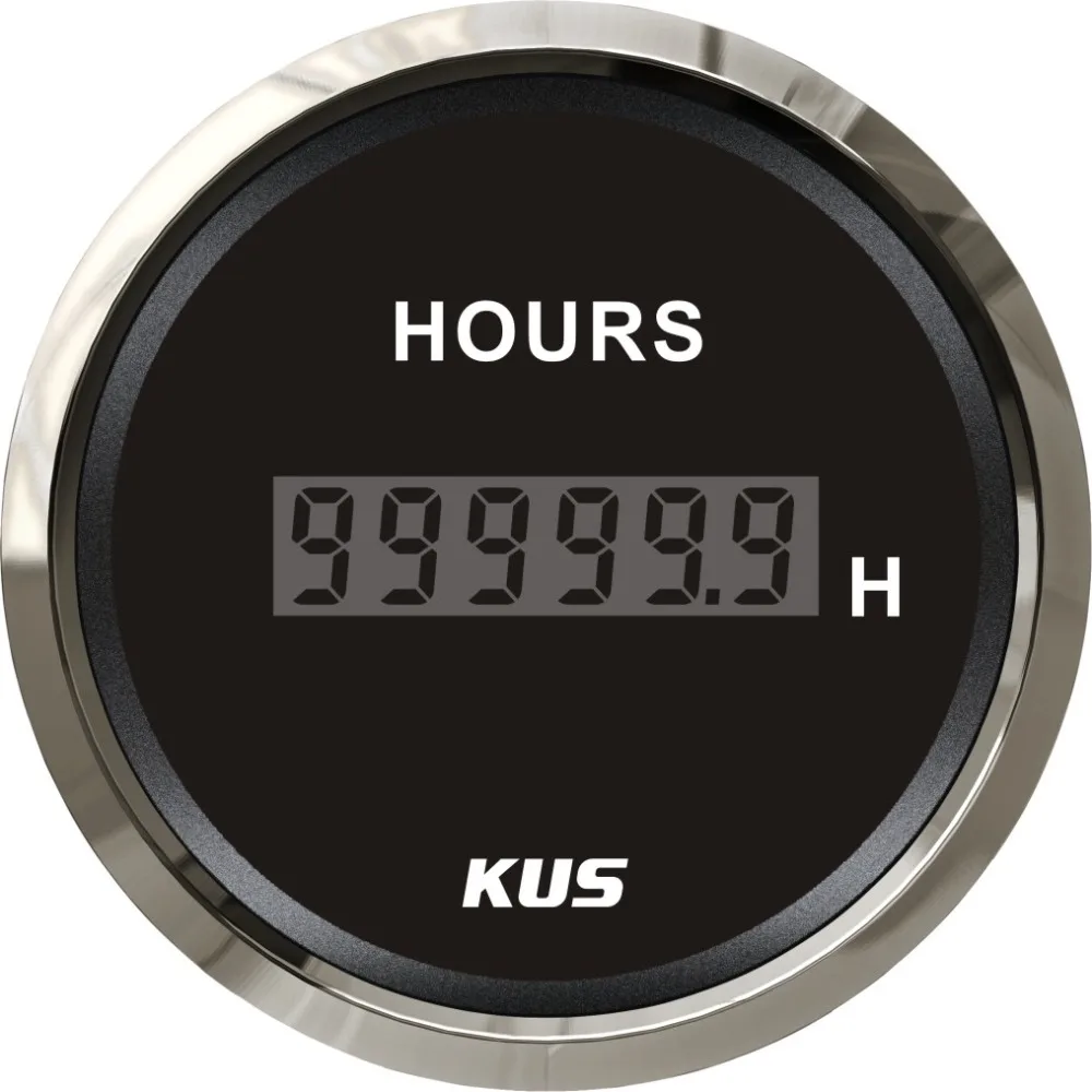 Счетчик часов KY39000 с подсветкой 2 дюйма 52 мм 12 В 24 В|backlight| |