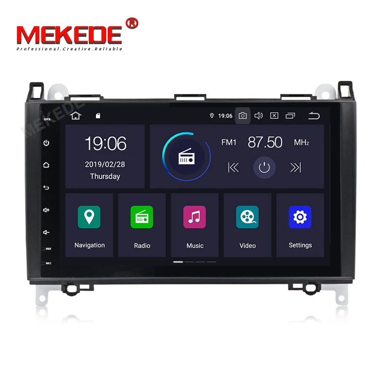 Автомобильный мультимедийный плеер MEKEDE DSP GPS Android 9 0 DVD для