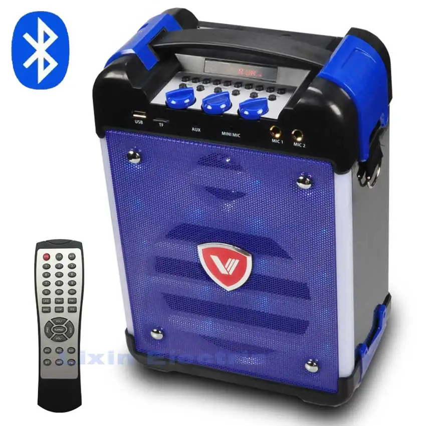 K6 Hi-Fi портативная Bluetooth Колонка высокой мощности сабвуфер поддержка USB дисков и