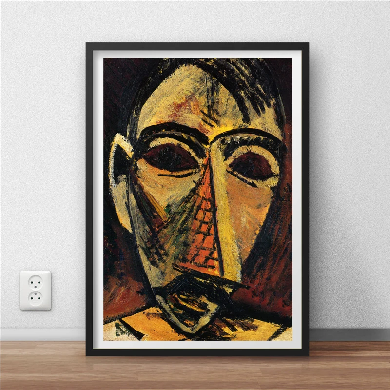 Pablor Picassoes головы мужчины холст для живописи принт Гостиная украшения дома