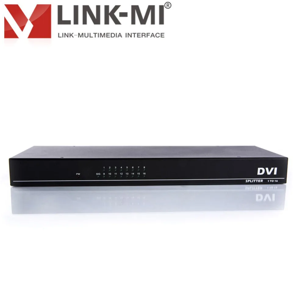 Двойной разветвитель DVI 1x16 несколько устройств видеодисплея подключенных к