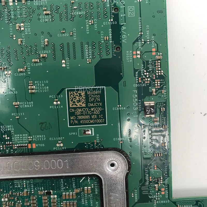 Бесплатная доставка для Inspiron 15 7570 Материнская плата ноутбука CN-0MJCYX 0MJCYX 16841-1 м с SR3LC