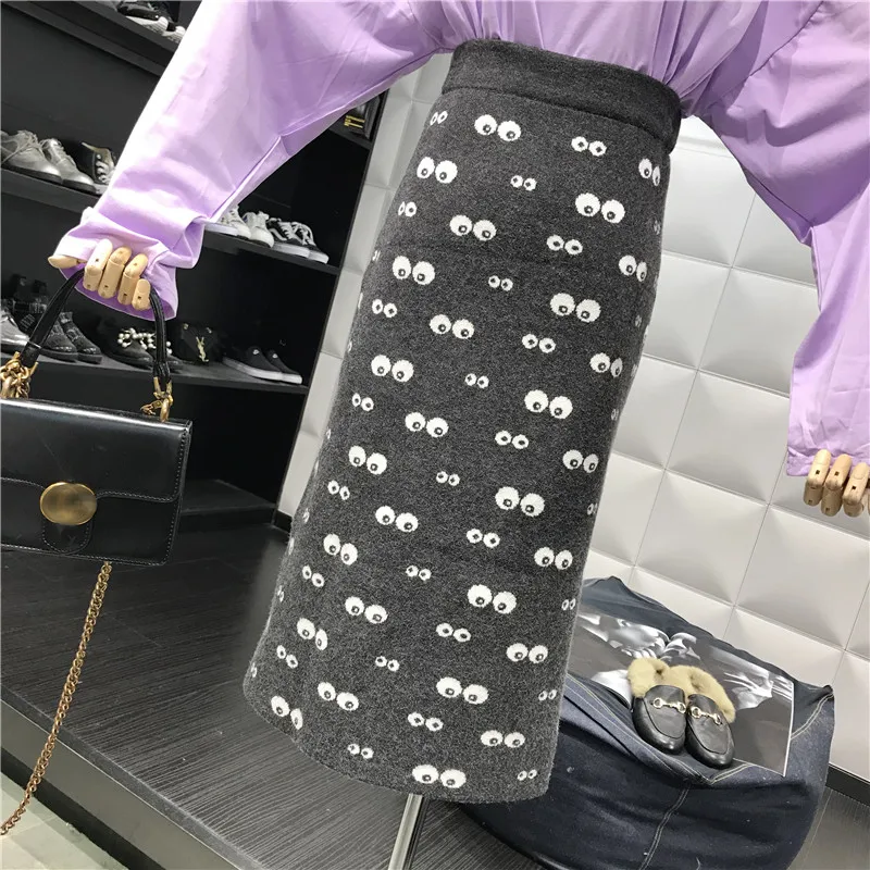 Korobov новый мультфильм средства ухода для век печати Harajuku Женский юбки женщин Jupe