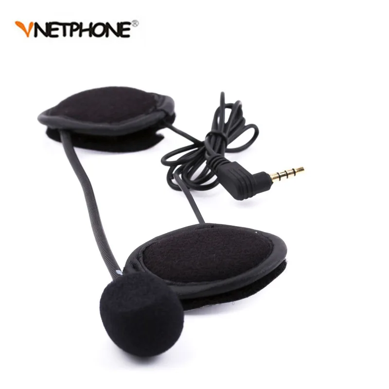 Vnetphone 3 5 мм микрофон динамик гарнитура и Шлем Интерком клип для V4 V6 мотоцикл Bluetooth