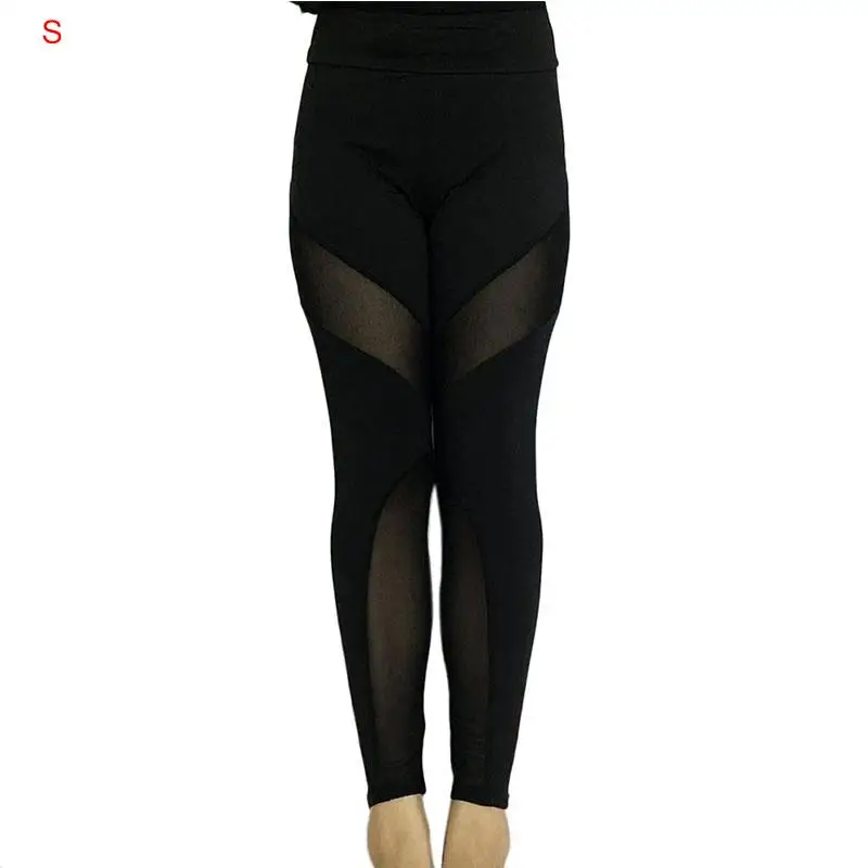 2018 лоскутное обтягивающие леггинсы Для женщин Высокая Талия Фитнес тренировки
