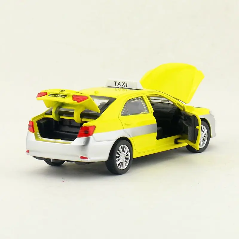 Модель игрушечного автомобиля под давлением масштаб 1:32 автомобиль для такси TOYOTA