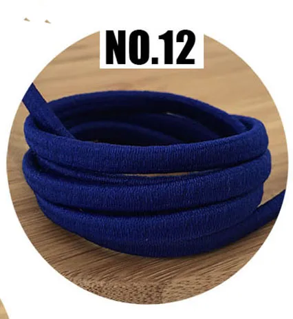 NO12 Meetee 5/10/20M 5mm Thickened Color Elastic Rope Rubber Band Thick Elastic Band DIY Head Rope Belt Sew Scrapbooking Accessories - Цвет: NO12