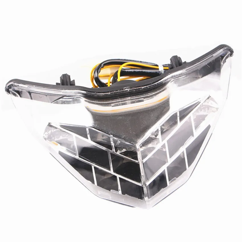 

Motorcycle Integrated LED Turn Signals Tail Light For Kawasaki Ninja 300 2013 2014 Smoke