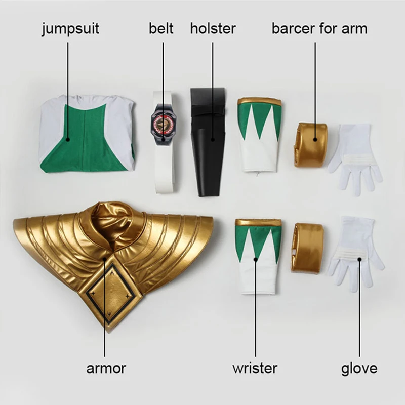 

Dragon Ranger Burai cosplay Costume adult Halloween costumes Green Ranger Uniform Zyuranger cosplay Dragon Ranger Jumpsuit