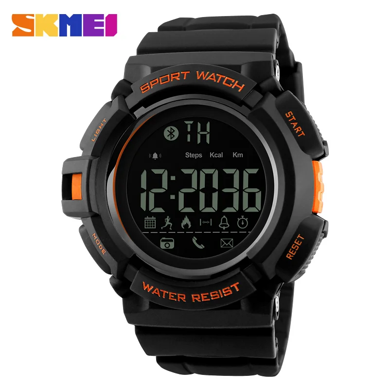 SKMEI Элитный бренд модные часы Smart Watch Для мужчин на открытом воздухе Повседневное