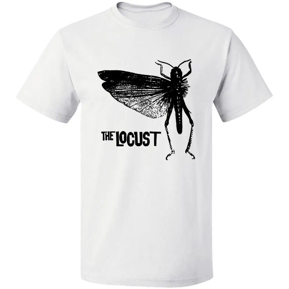 Футболка с логотипом группы The Locust бесплатная доставка 100% хлопковая рисунком S-3XL