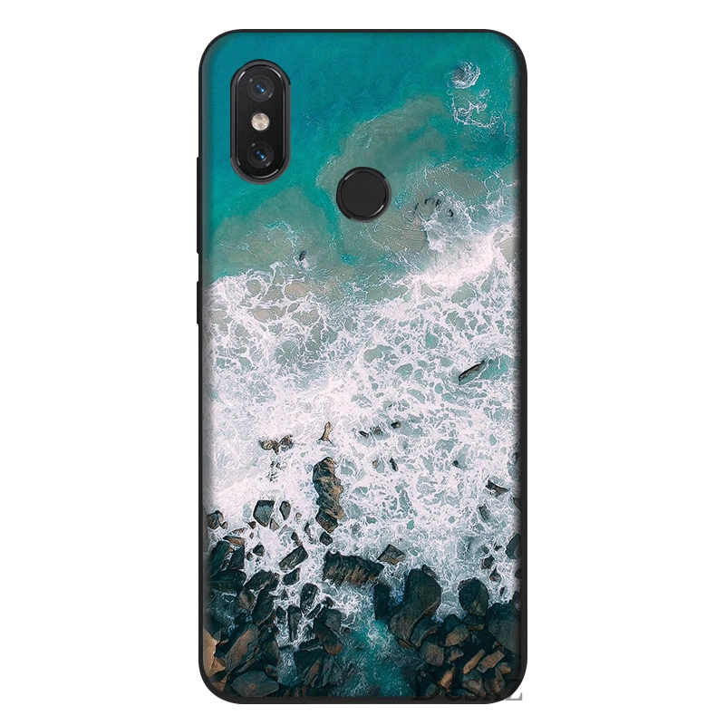 Силиконовый чехол Desxz для мобильного телефона Xiaomi Mi MAX 3 6 8 9 F1 A1 A2 5X 6X Lite пляжная