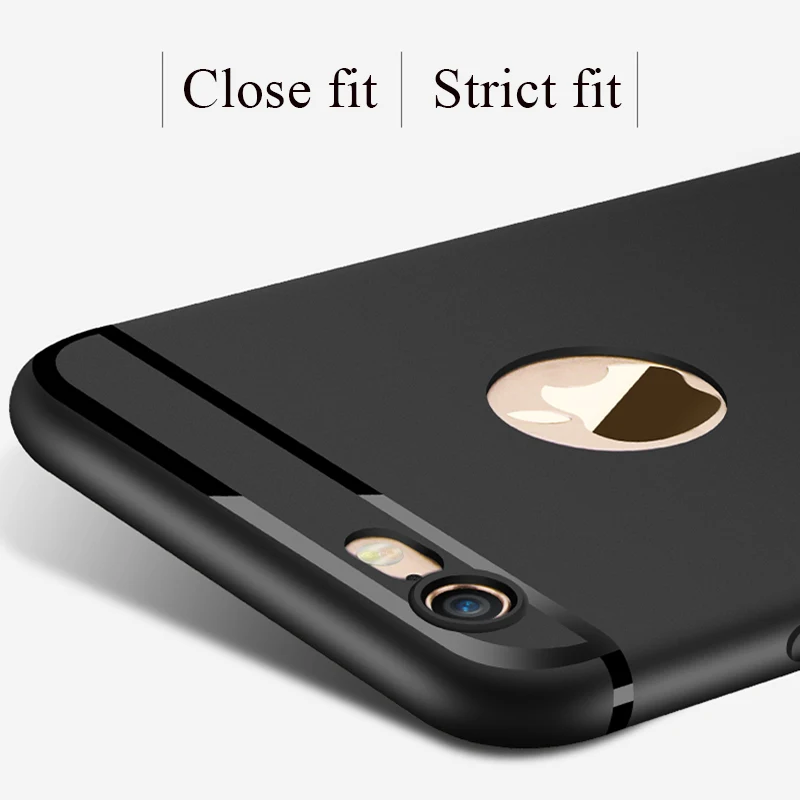 Baixin для iPhone 6 6s 7 plus Чехлы мягкие из кожи TPU силиконовый чехол телефона полное