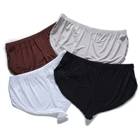 1 pcs men summer ice silk split casual mens shorts breathable male casual comfortable shorts