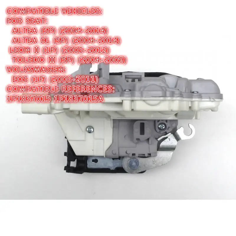 FRONT LEFT Для сиденья Altea Толедо 3 mk3 Leon Altea XL 5P1 5P2 1P1 5P5 5P8/VW EOS 1F7 1F8 передний левый и правый замок привод замка 1P1837016 - Цвет: FRONT LEFT