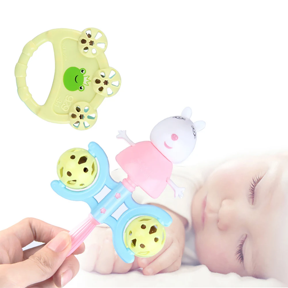 Детские погремушки для младенца встряхивания колокольчик погремушка набор с