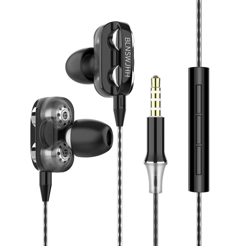

Наушники-вкладыши ТПУ наушники стерео Hi-Fi качество звука подходит для мобильных игр композитная вибрационная диафрагма