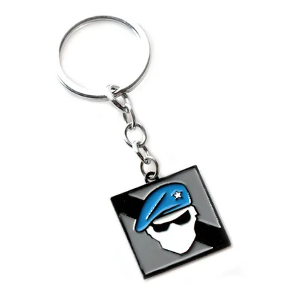 FPS Game Rainbow Six Siege R6 брелок из цинкового сплава металлический кулон для мужчин и