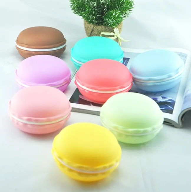 Большой портативный конфетный цвет милый ящик для хранения Макарон кольцо