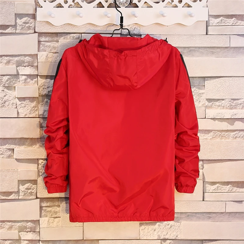 

Nice Brand Men Jacket New Autumn Winter Jacket Men Thin Jackets Coat Zipper Parka Men Hood Fashion Jacket Casual 2XL