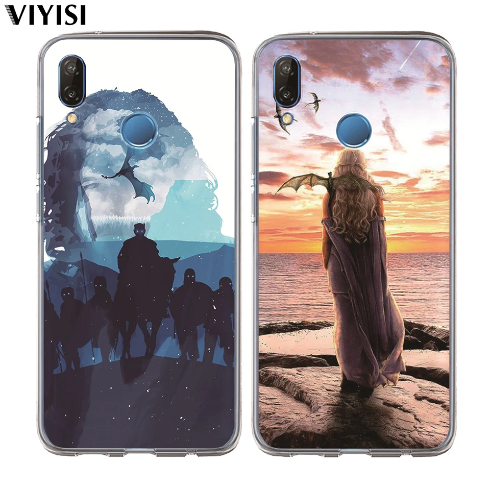 Case For Huawei Nova 3i 2 Plus Y5 2018 Y6 II Pro Y7 Smart P8 P9 Lite Game Thrones Jon Snow Tyrion Night King Soft Silicone Cover |