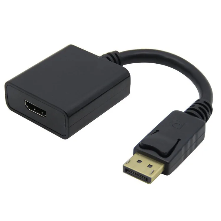 Ausuky 1 шт. адаптер Displayport DP к HDMI кабелю Male женскому конвертеру Кабель для ПК