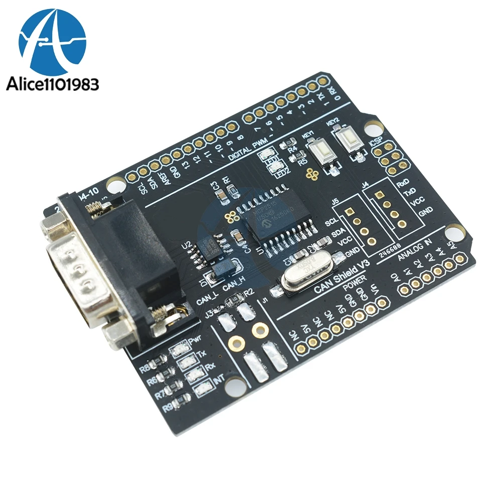 Плата управления ler Shield для Arduino модуль расширения интерфейса UART и IIC интерфейс SPI