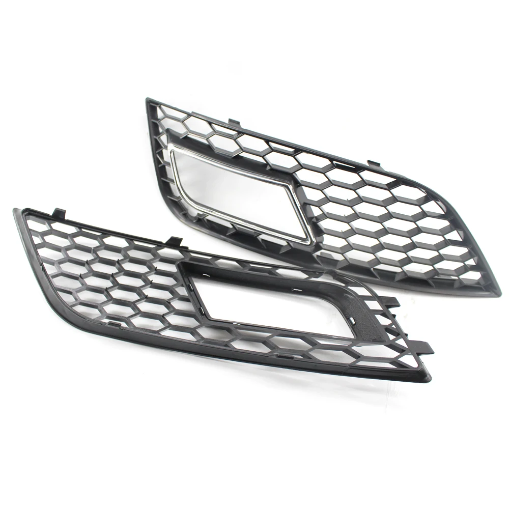 Auto Accessories Bumper Fog Light Cover Vent Grille Side Insert Fit for Audi A4L B9 2013-2015 Car Styling | Автомобили и