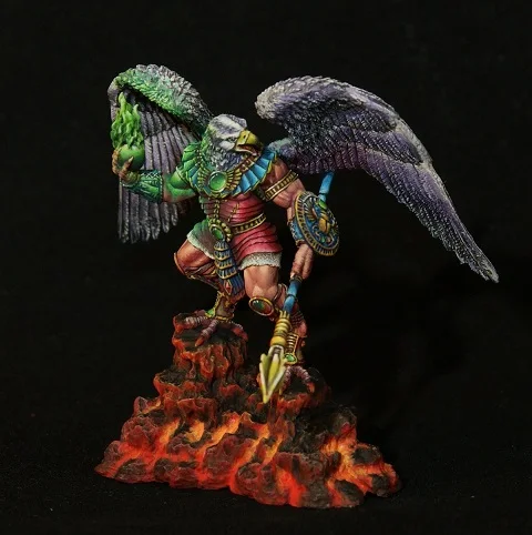 1/32 65 мм Eagle с базовой игрушкой модель из смолы миниатюрная фигурка без сборки