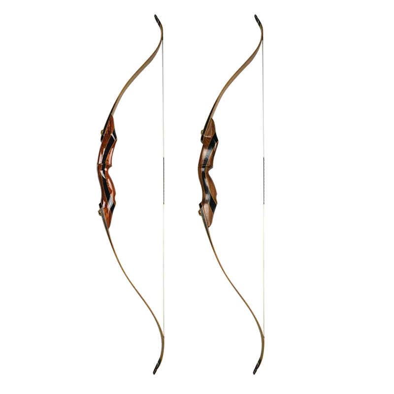 

1pc Archery 58 Inch Recurve Bow 25-55 Lbs American Right Hand For Sports Hunting Shooting Practicing Accessories