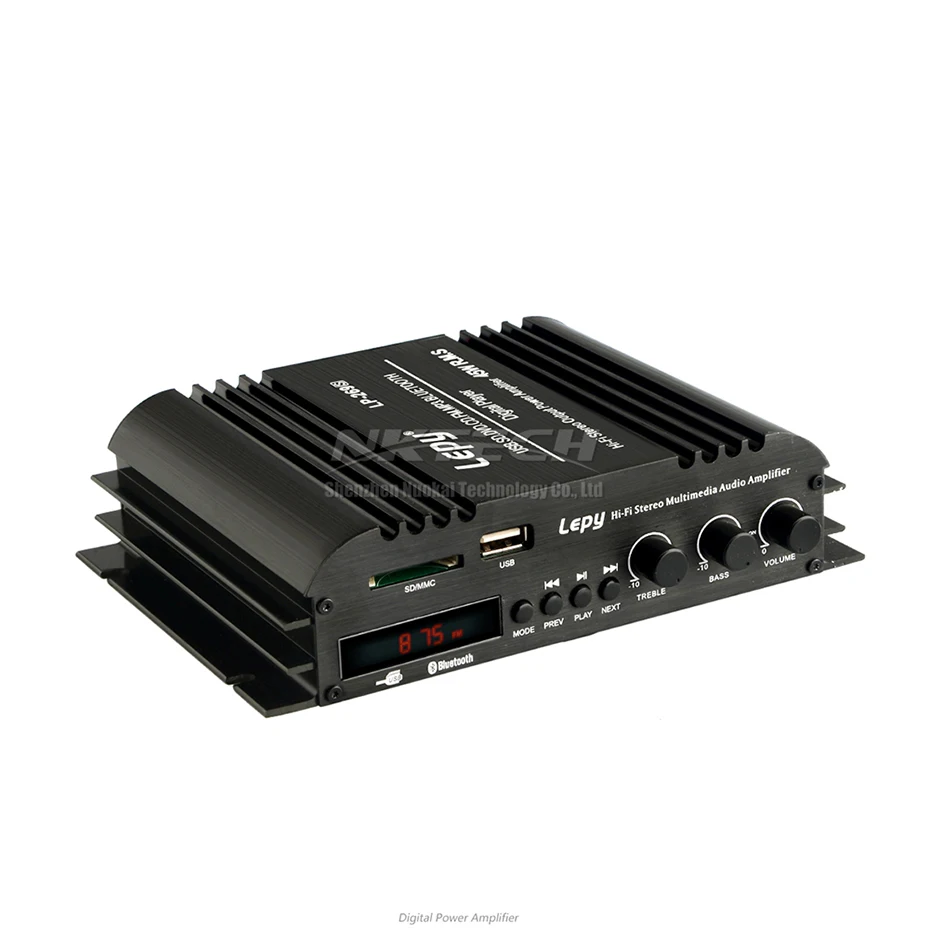 LP-269S Lepy Bluetooth автомобильный усилитель цифровой плеер HIFI стерео аудио Мощность 2CH 45 Вт домашняя мультимедийная поддержка SD USB FM MP3 DVD CD