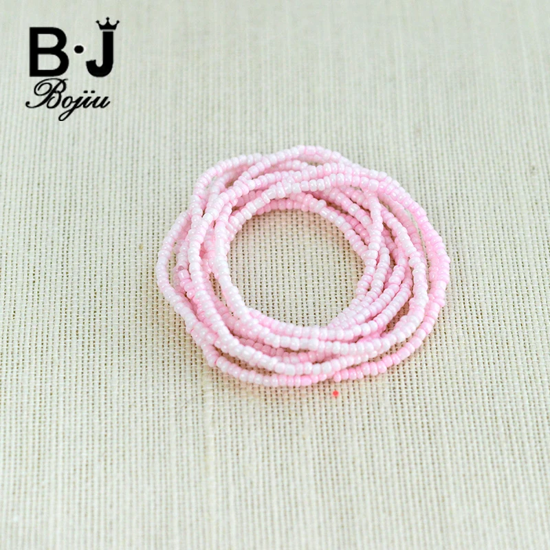 Женский браслет Bojiu простой эластичный из бисера в богемном стиле со стеклом BC98 |