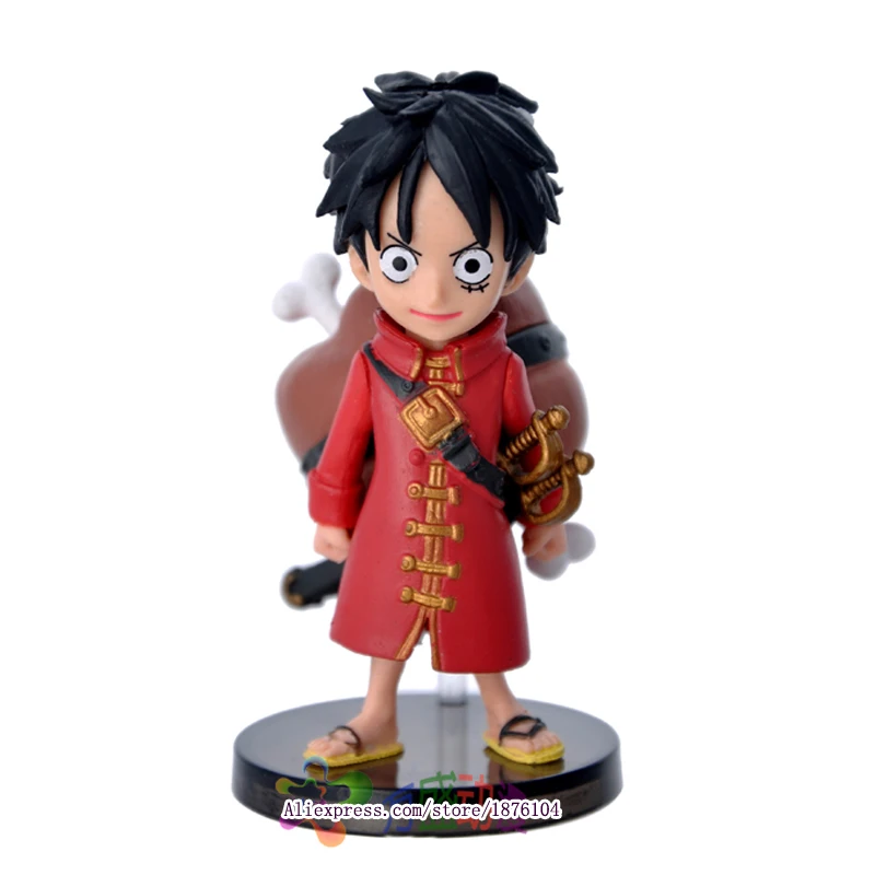 9 шт./компл. Аниме One Piece Mini Luffy ророноа Зоро Санджи Chopper Franky фигурка Nami игрушки из