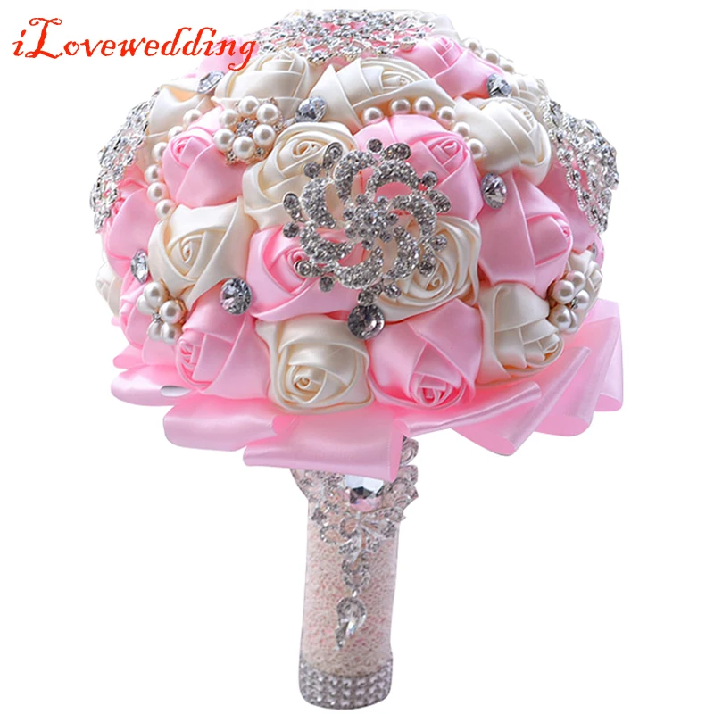 Женский Букет невесты iLoveWedding свадебный букет из фиолетовых/розовых/слоновой