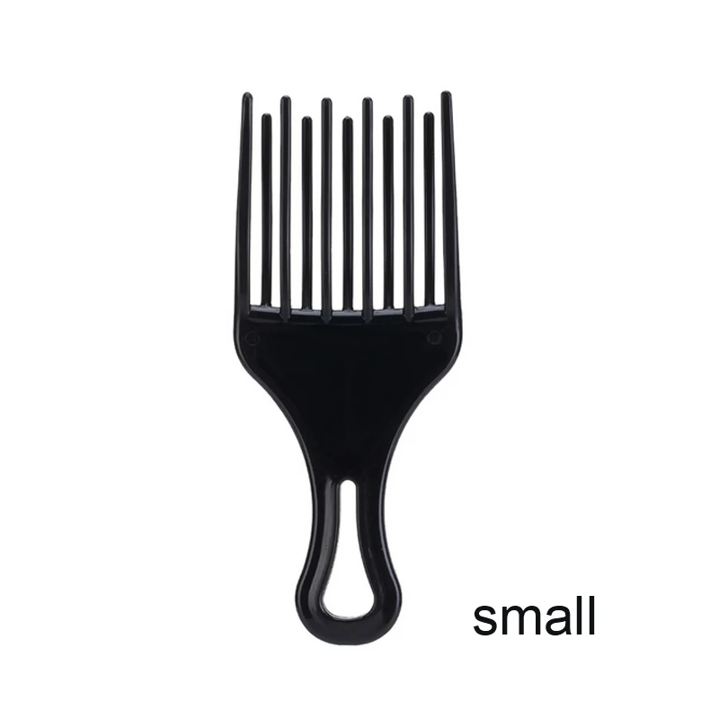 Электрическая черная пластиковая расческа для волос вставка афро вилка с