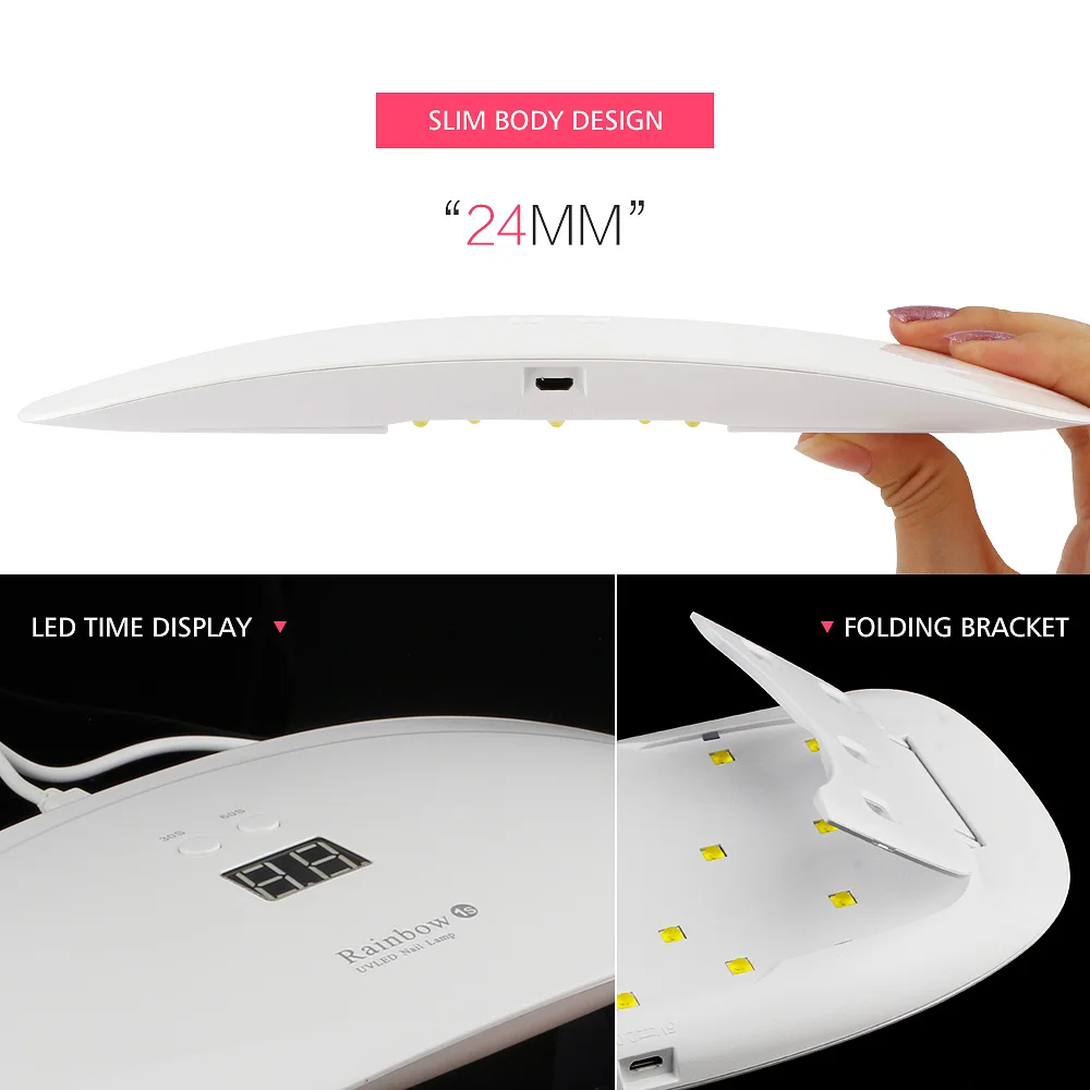 15 LED УФ Сушилка для ногтей инструменты дизайна Гель лак отверждающее устройство