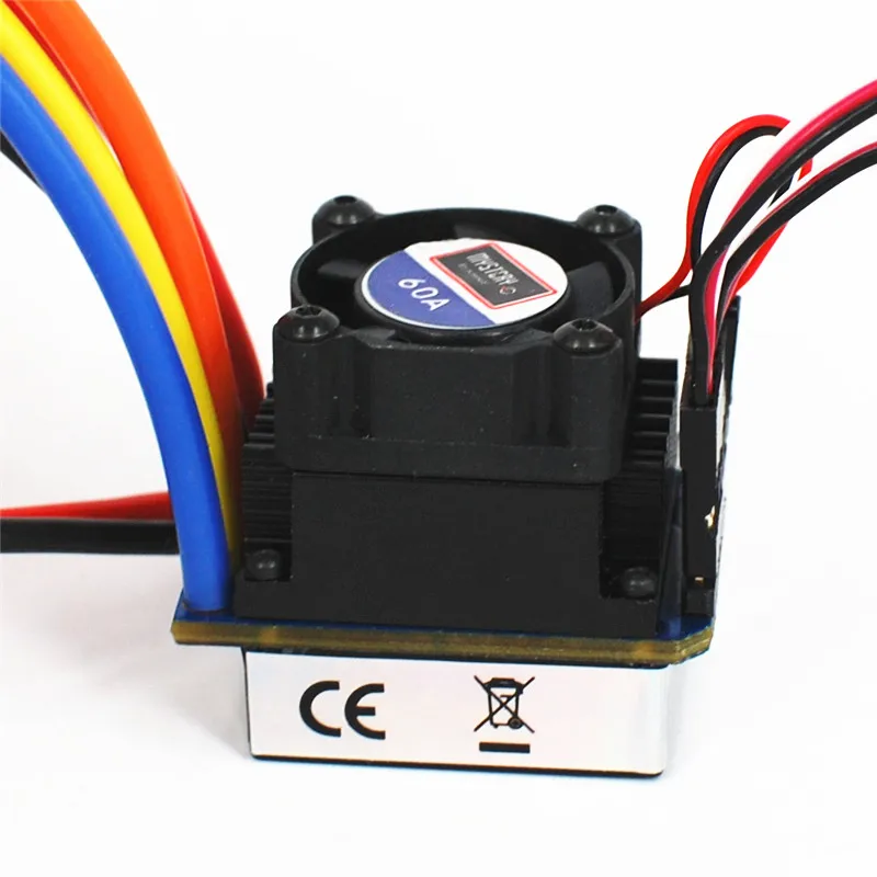 Таинственный огонь Дракон ZTW 60A ESC Бессенсорный для радиоуправляемого автомобиля